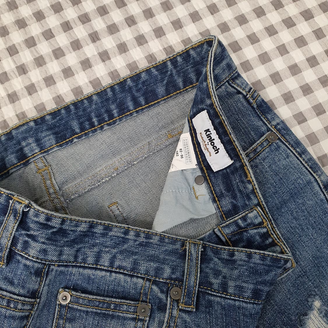 킨록 데님 스판 청바지 남자31 상품이미지2