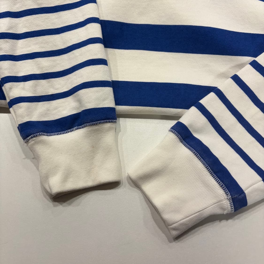 [L] 17ss 팔라스 스트라이프 후드티 블루 화이트 B876 상품이미지9