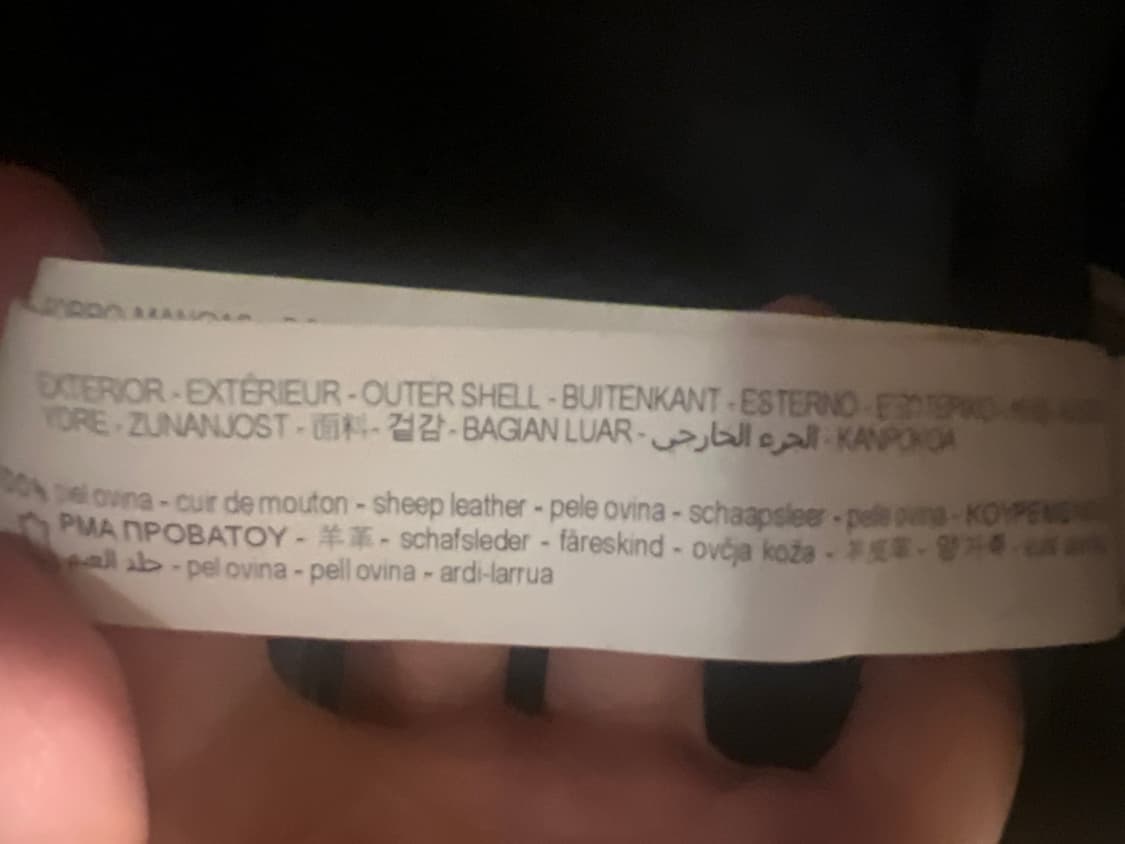 Zara 양가죽 라이더 자켓 상품이미지2