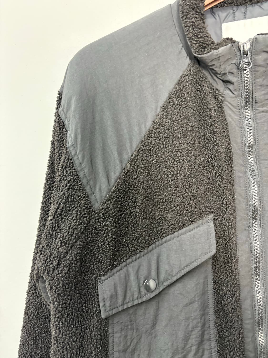 에스피오나지 플리스재킷 블랙 A3228 상품이미지4