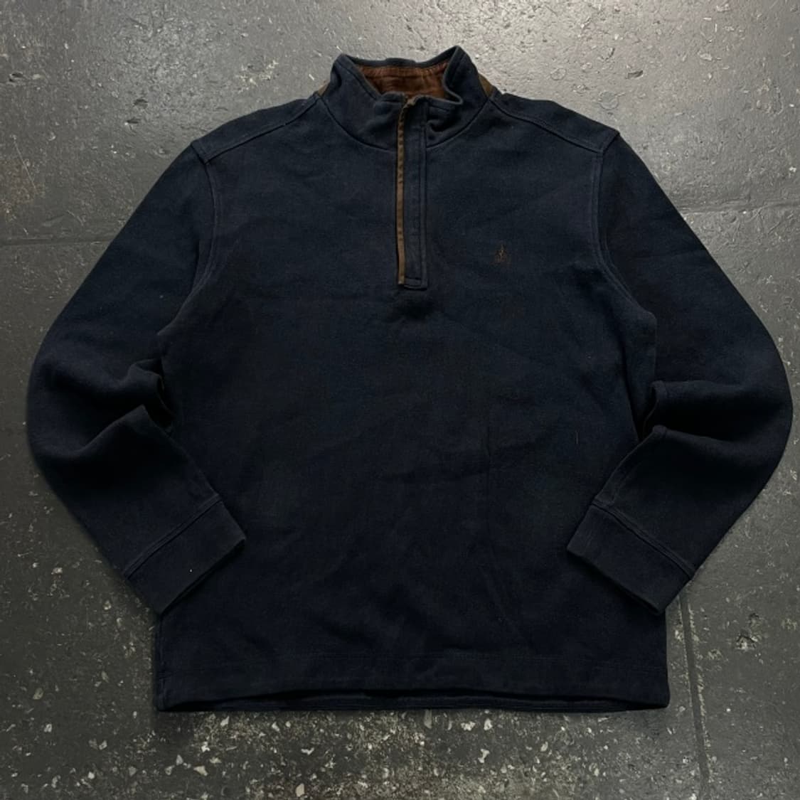 105 빈폴 반집업 패치 니트  상품이미지1