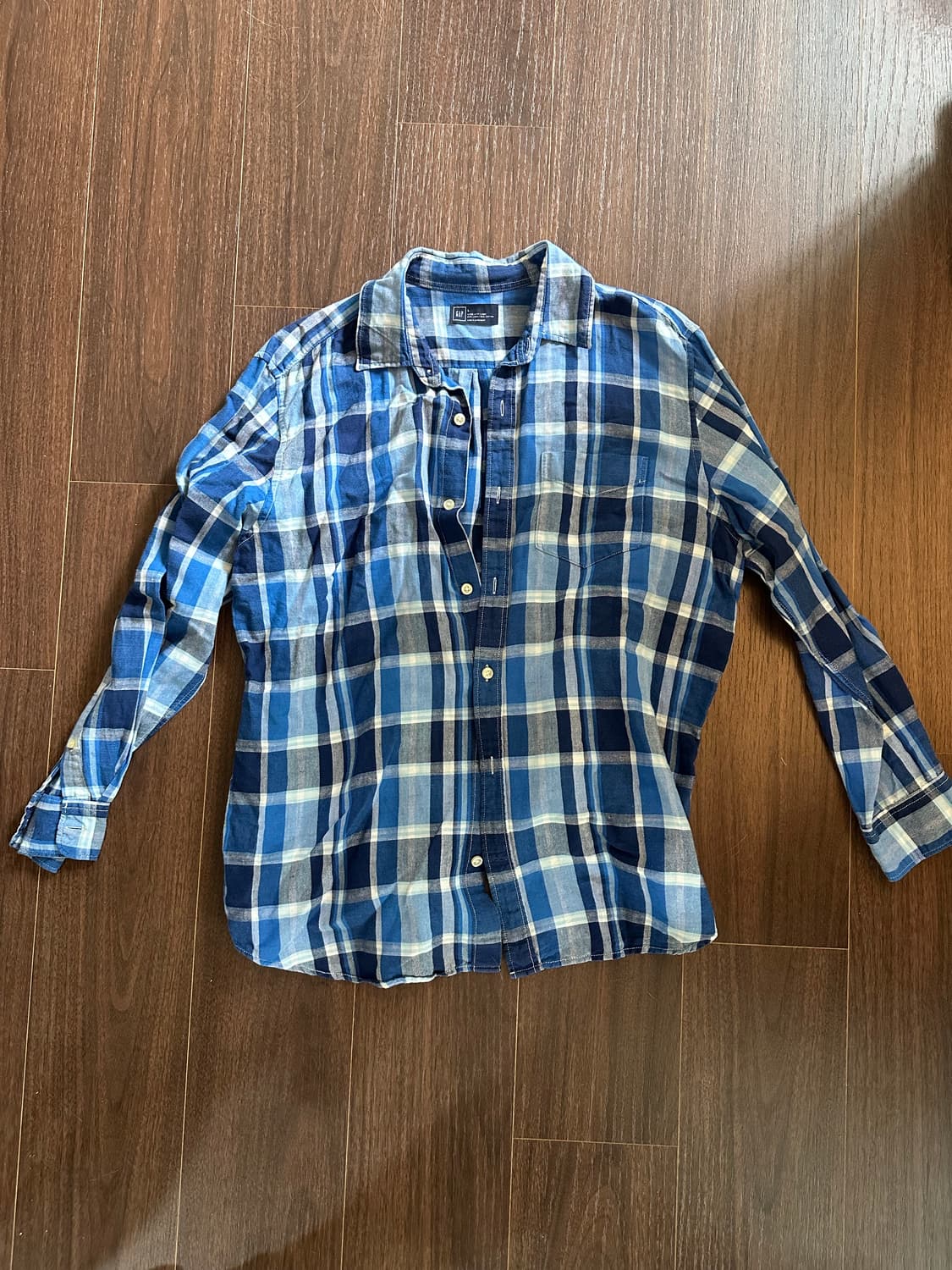 갭 체크셔츠 L 상품이미지1