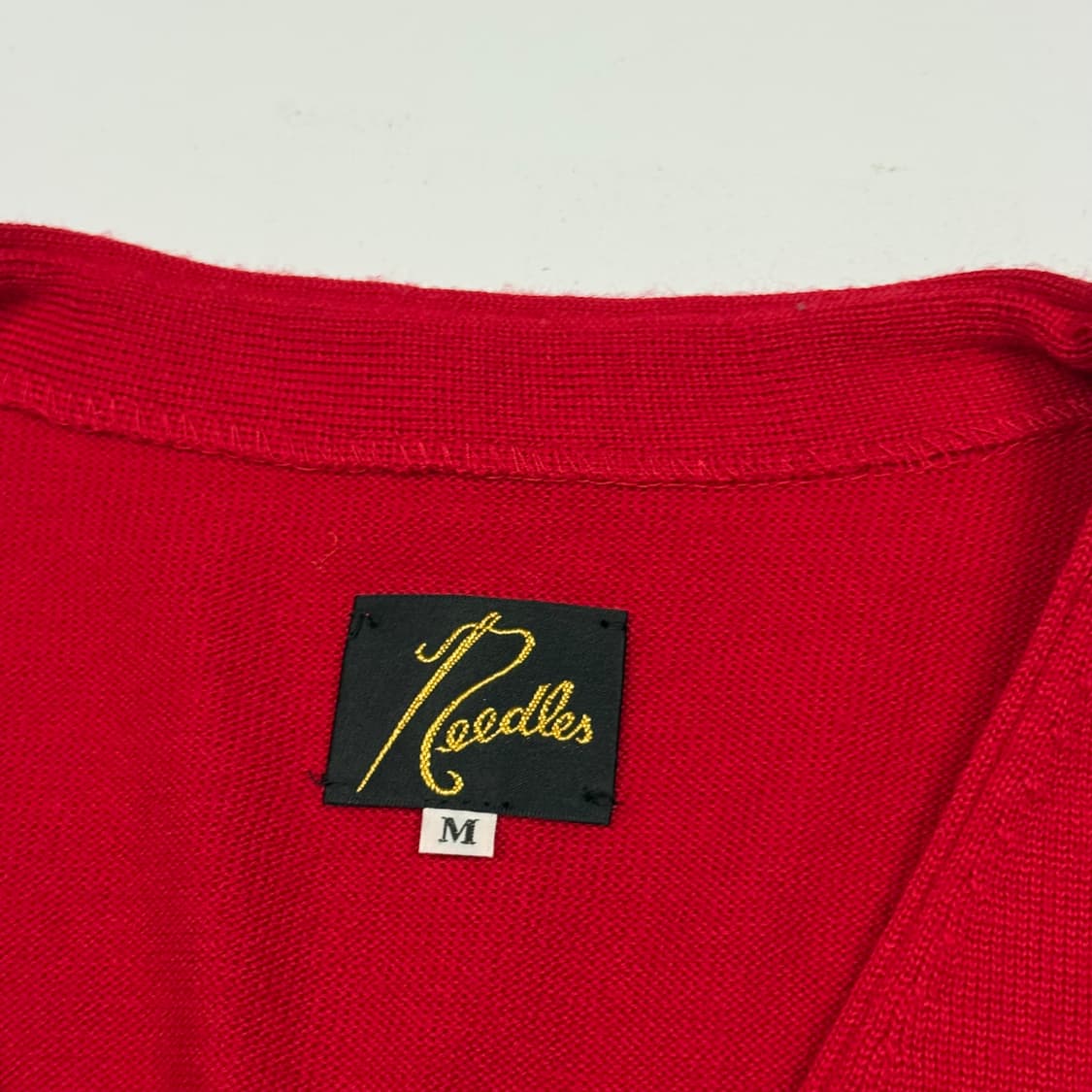 (103) 니들스 울 가디건 레드 상품이미지7