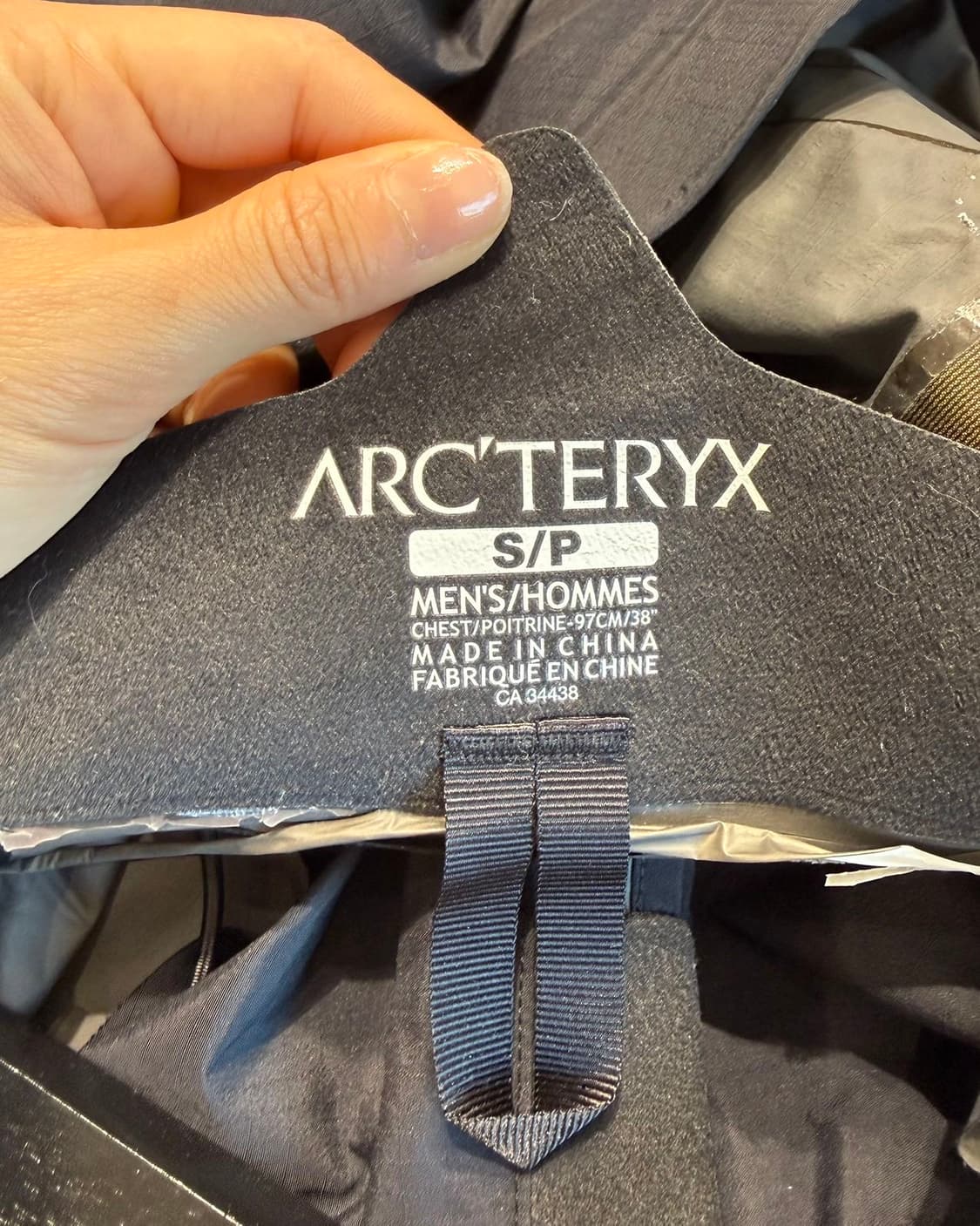 아크테릭스 블랙 제타 나일론 자켓  상품이미지8