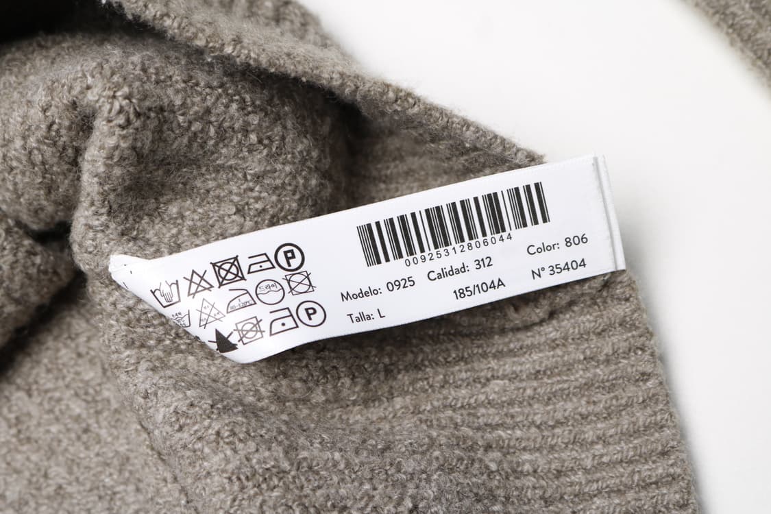 [L] 마시모두띠 코튼 울 카라 니트 상품이미지3