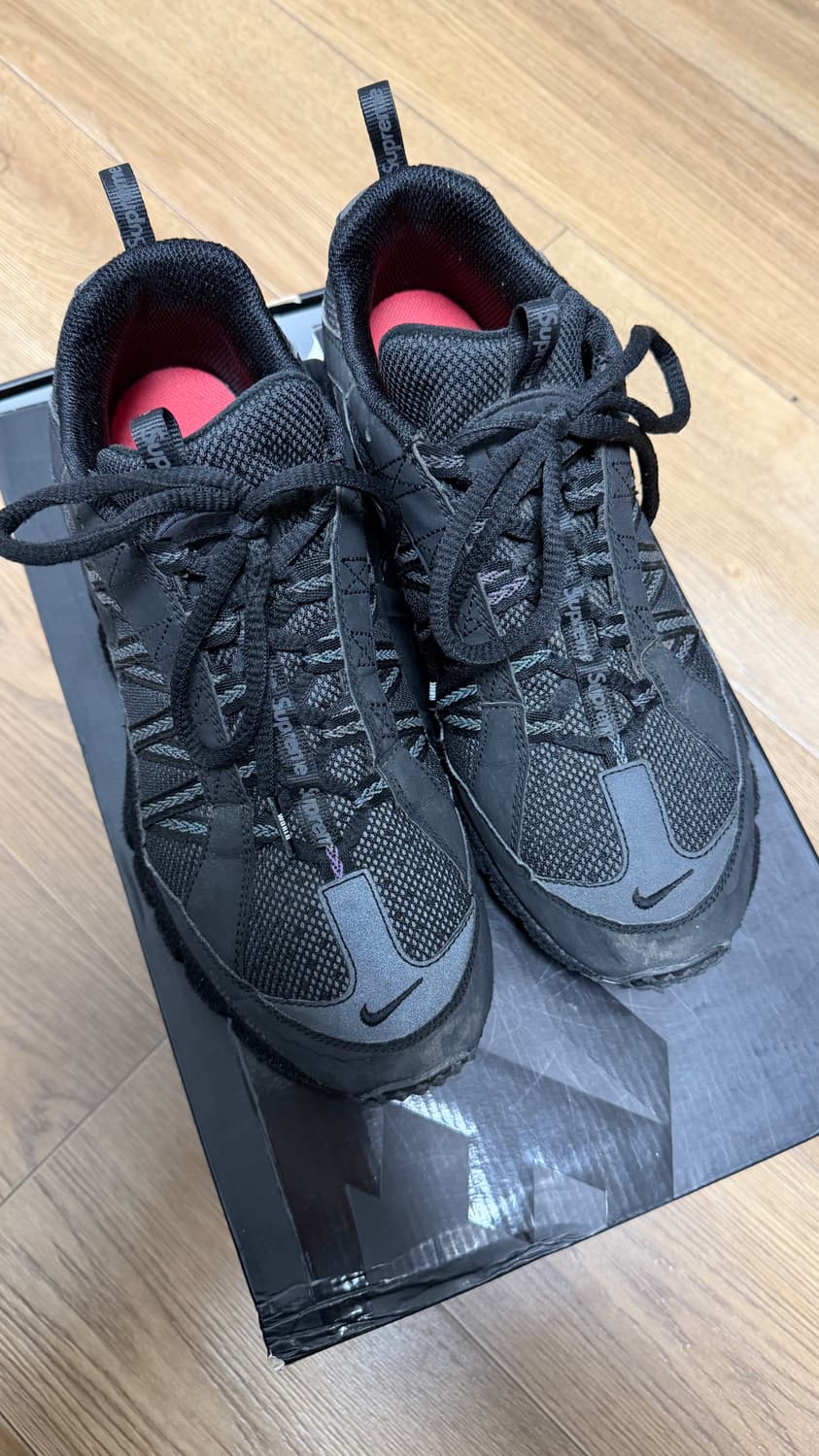 [275]나이키x슈프림 에어휴마라 블랙 (2017) 상품이미지2