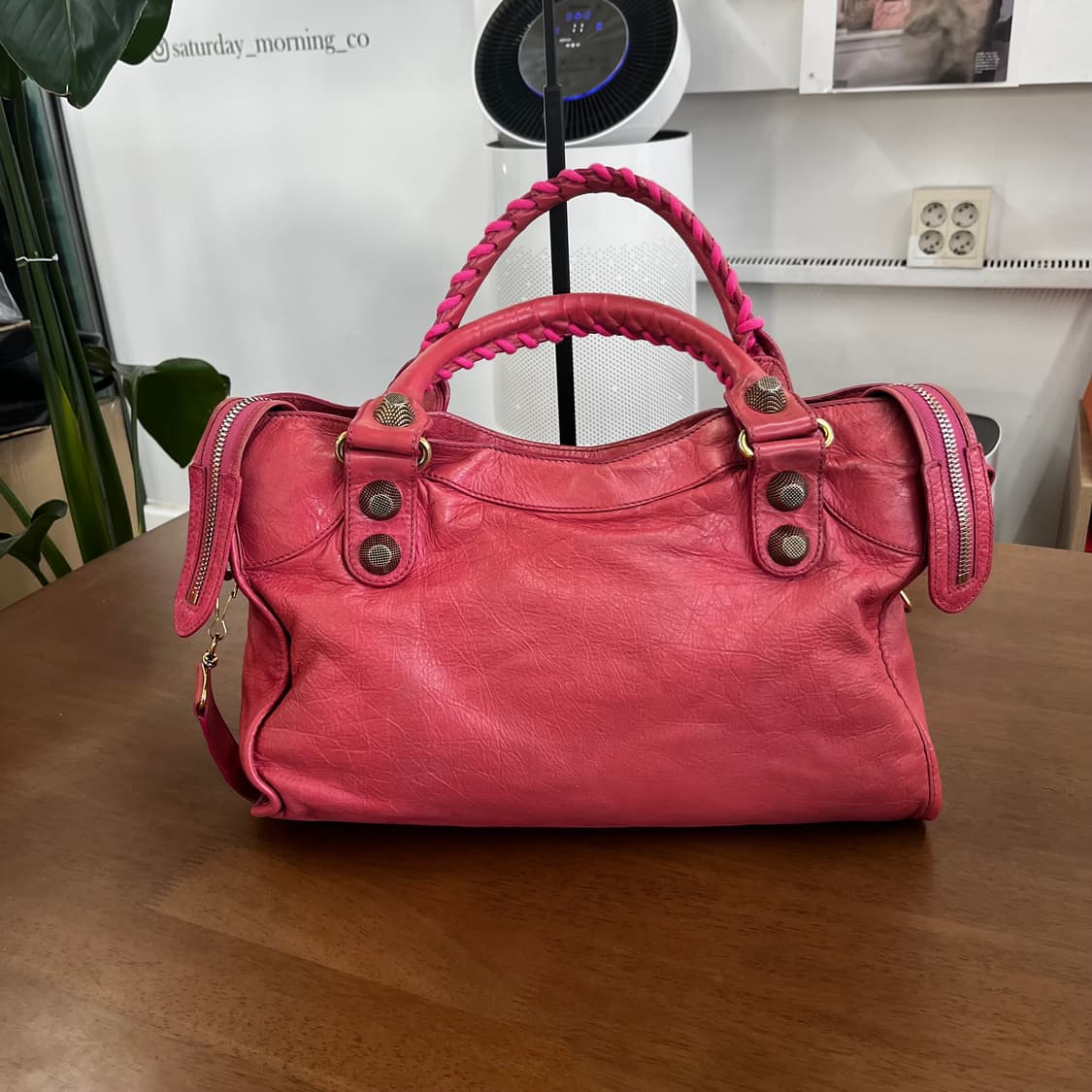 발렌시아가 자이언트 시티백 모터백 상품이미지6