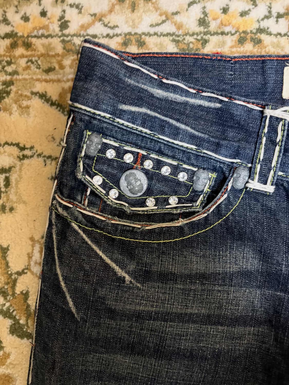 Stud Detail Flare Pants 상품이미지4