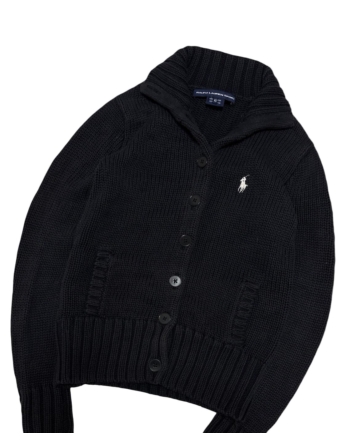 폴로 랄프로렌 블랙 버튼 니트 가디건 상품이미지3