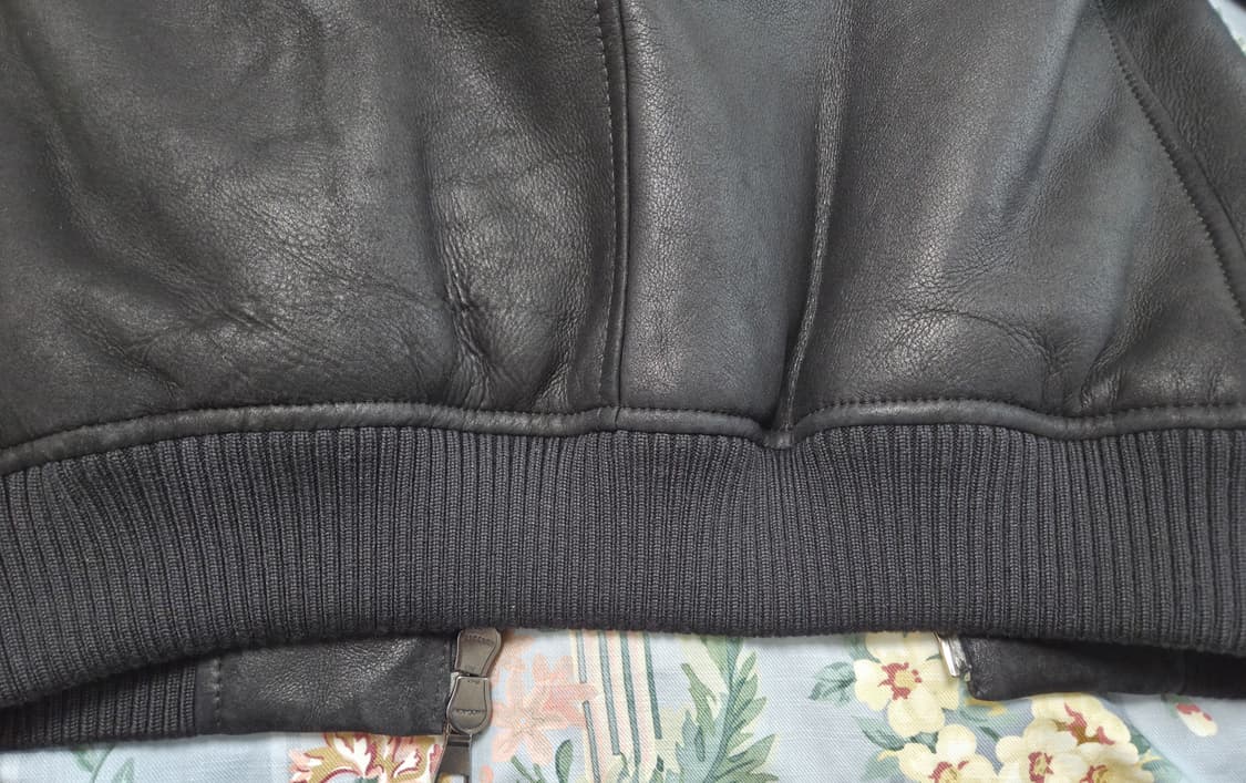 슬로웨어 몬테도로 양가죽 시어링 봄버 자켓 상품이미지6