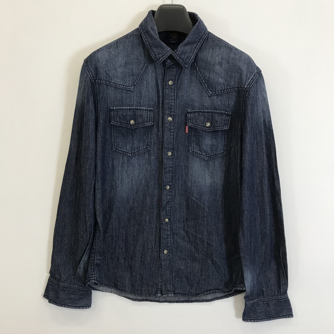 디키즈 DICKES 진청 웨스턴데님셔츠 [XL] 상품이미지1