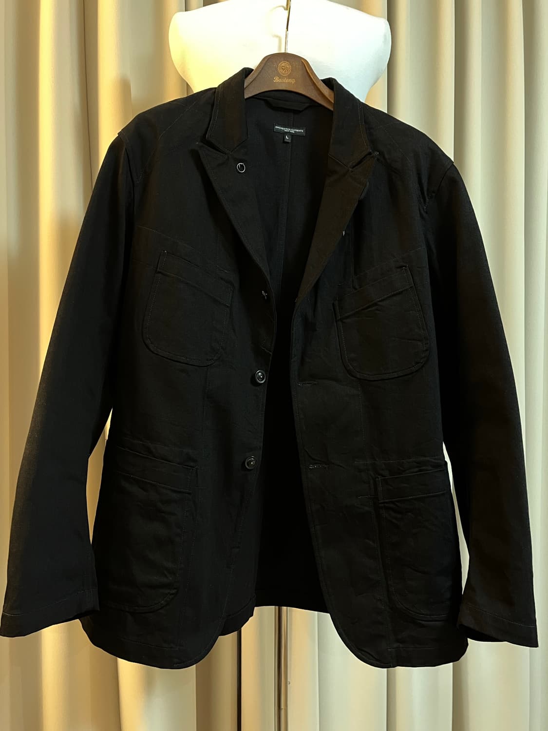 “ENGINEERED GARMENTS” 베드포드 자켓 L  블랙 상품이미지2