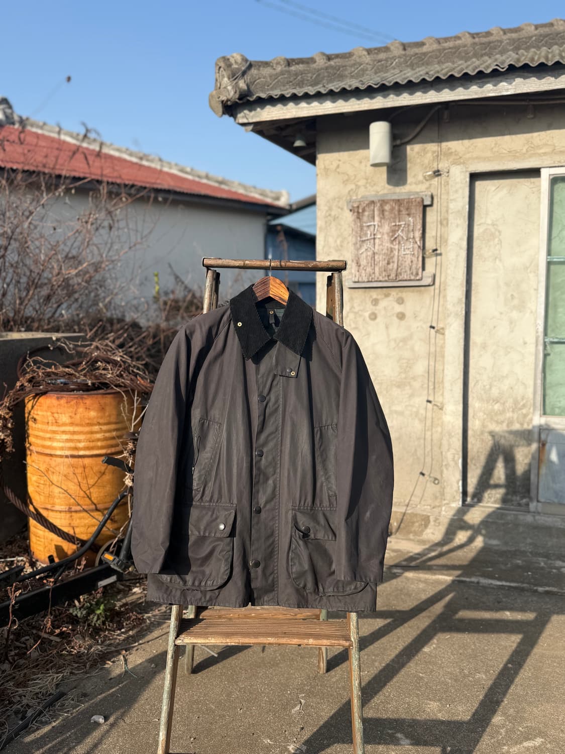 Barbour Bedale Waxed Jacket 상품이미지1