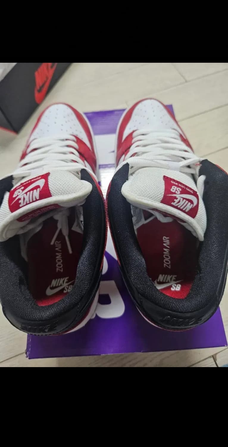 직거래시(13만)나이키 SB 덩크 로우 시카고 260mm 상품이미지4