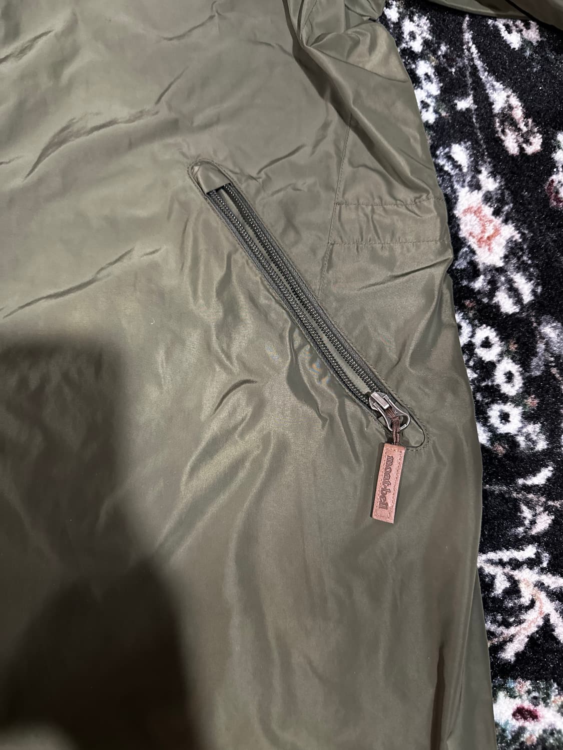 몽벨 바람막이 야상 자켓 카키 상품이미지5