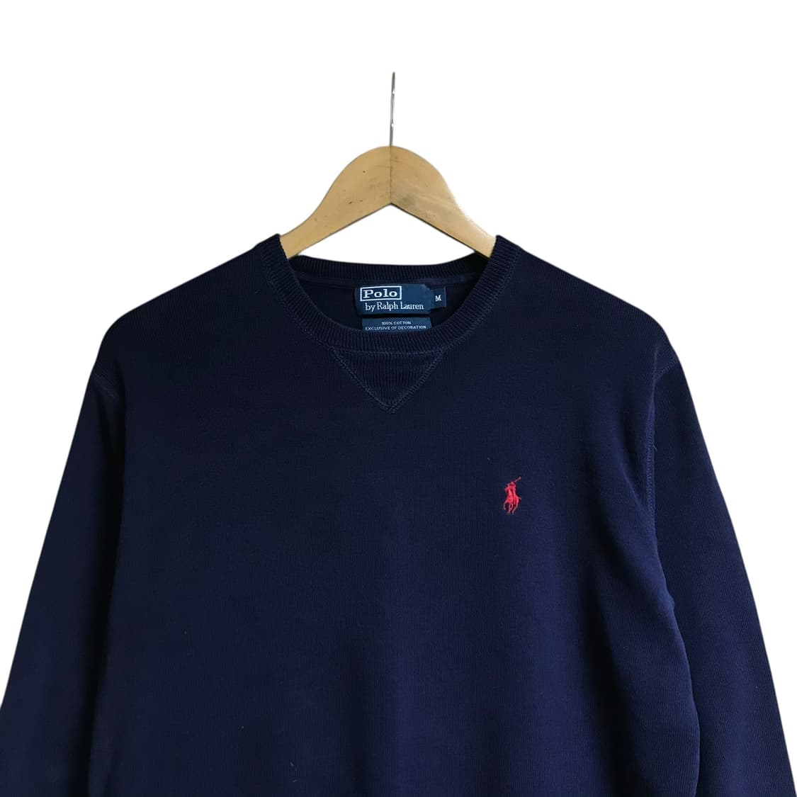 폴로 면코튼 네이비 맨투맨 상품이미지1