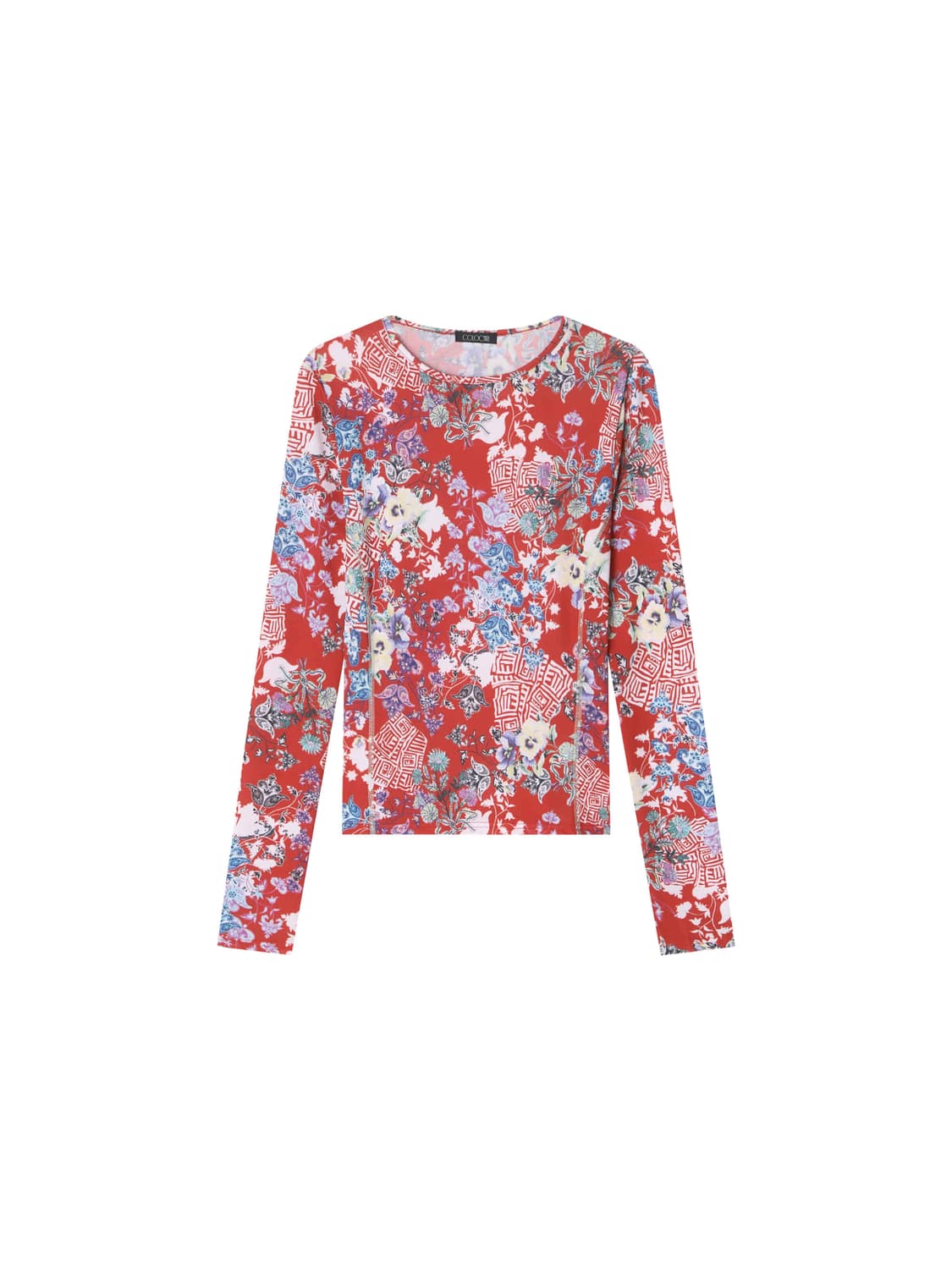 콜로신스 팬지 탑 레드 상품이미지1