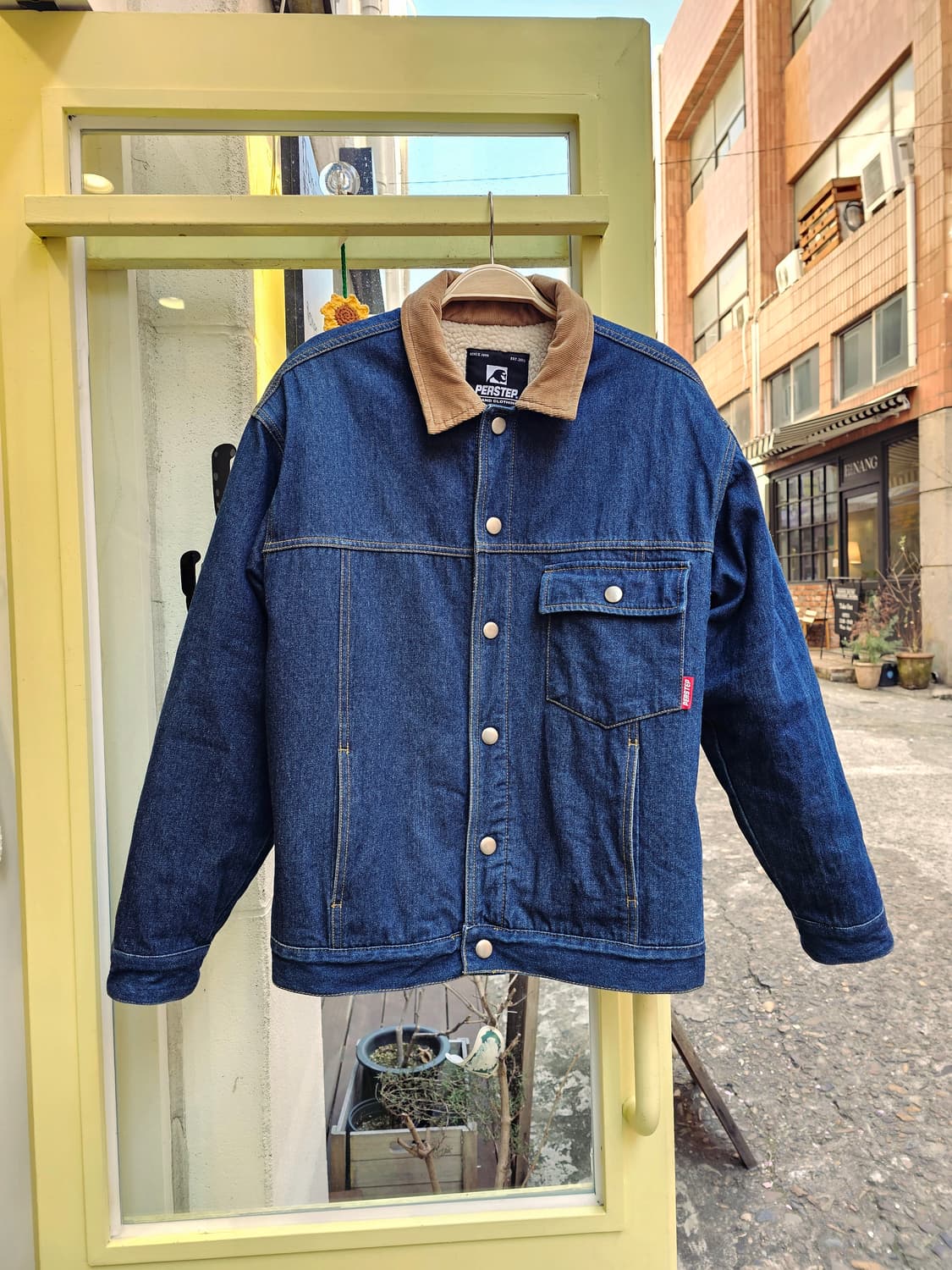 Perstep 진청 코듀로이 배색 워크자켓 상품이미지2