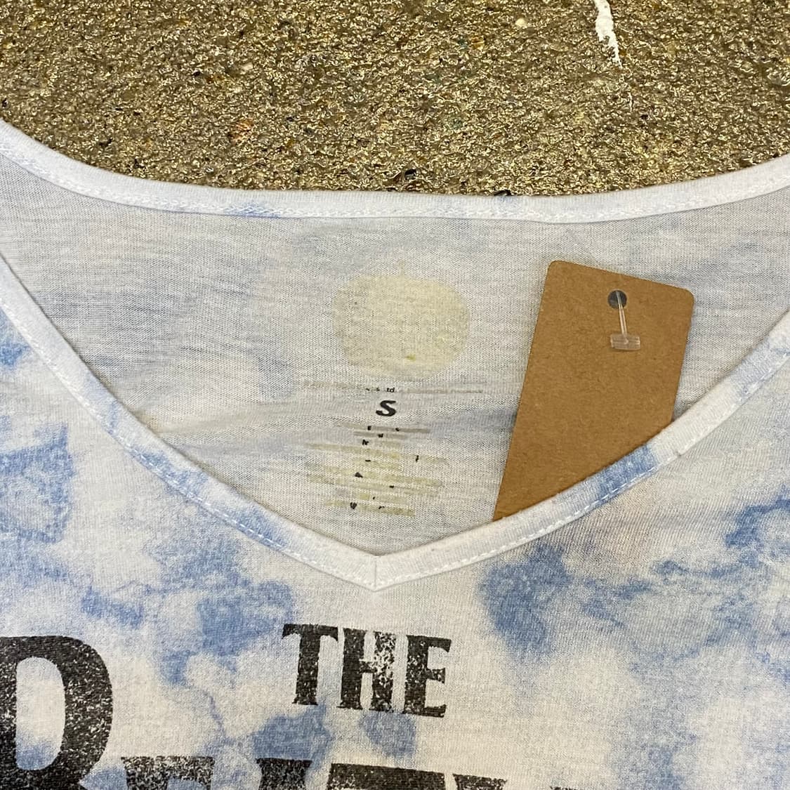 미국 빈티지 비틀즈 THE BEATLES 굿즈티 타이다이 반팔 락티셔츠 상품이미지4