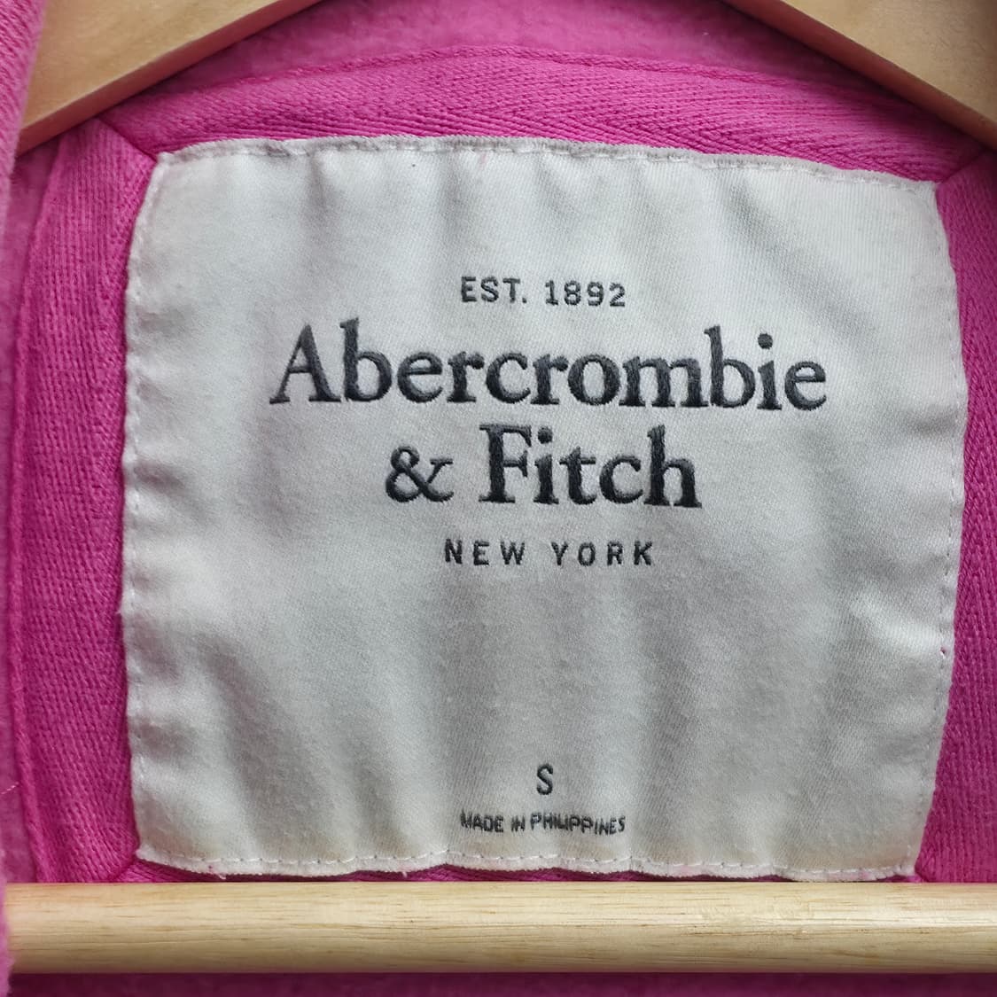 [S] 아베크롬비 핑크 후드집업 상품이미지5