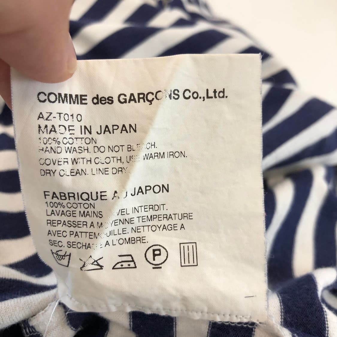 꼼데가르송 레드와펜 슬리브 S 상품이미지7