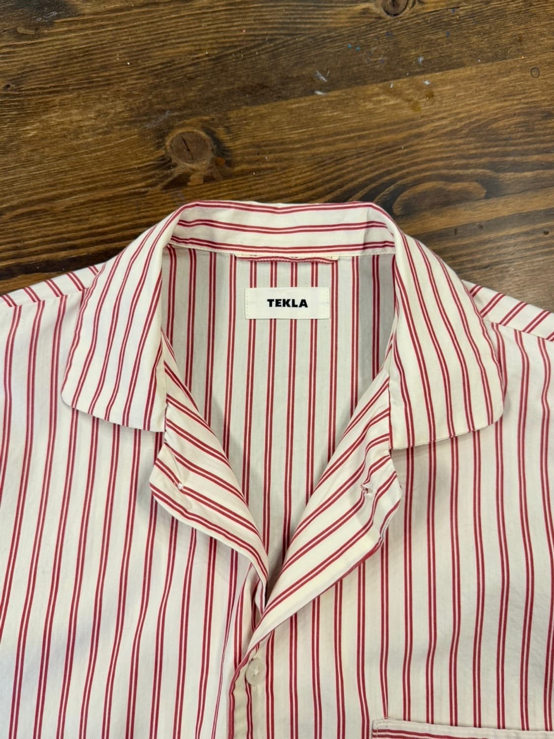 TEKLA 테클라 오픈칼라넥셔츠 남성100 상품이미지5