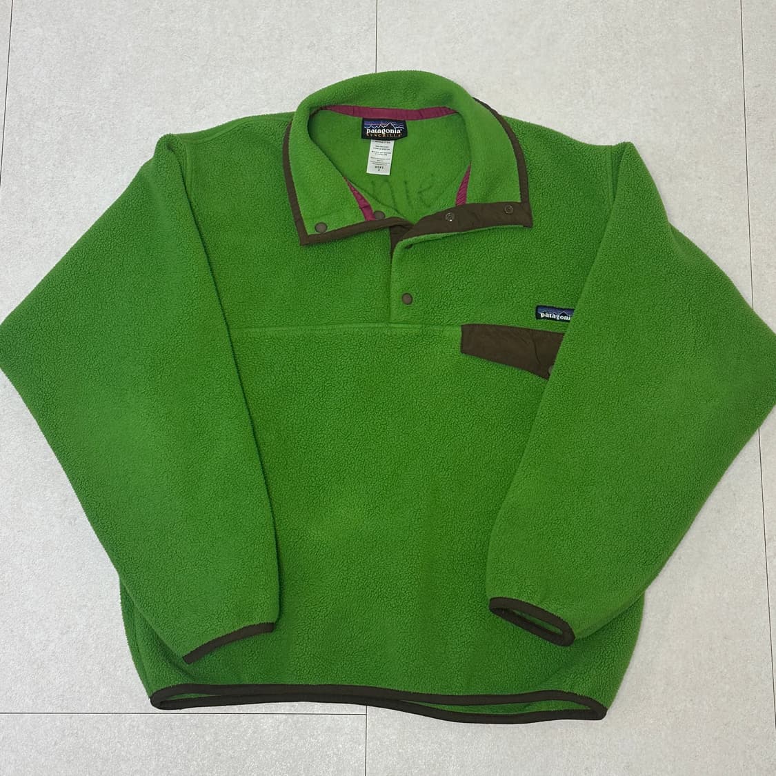 파타고니아 신칠라 라임그린 S 상품이미지5