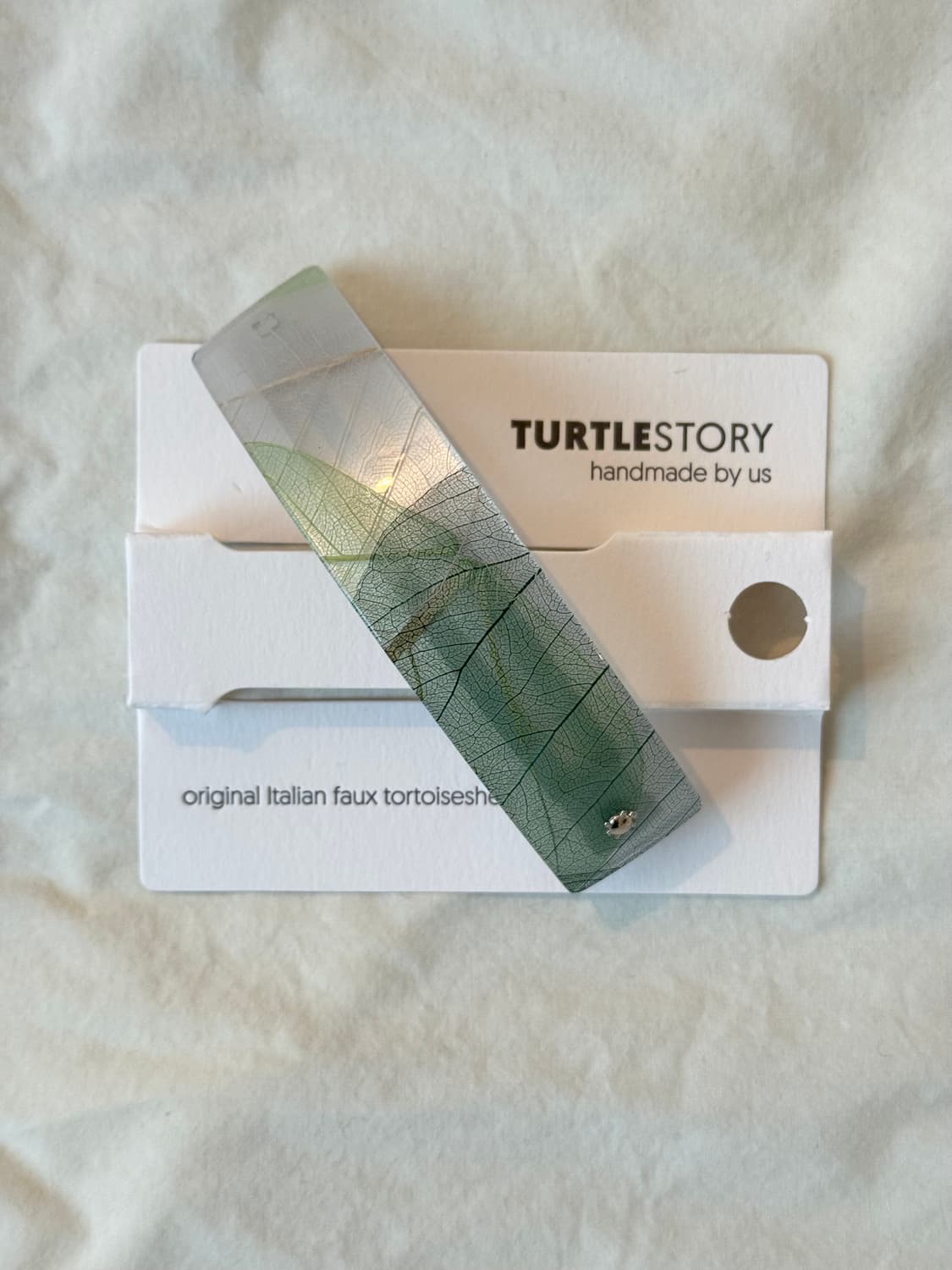 터틀스토리(turtle story) 머리핀  leaves green 상품이미지1