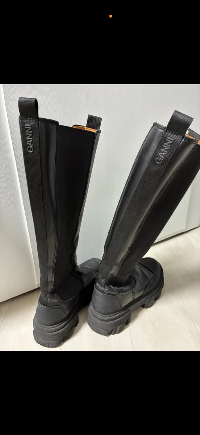 가니 클리트 롱부츠 블랙 37 (240mm) 상품이미지3