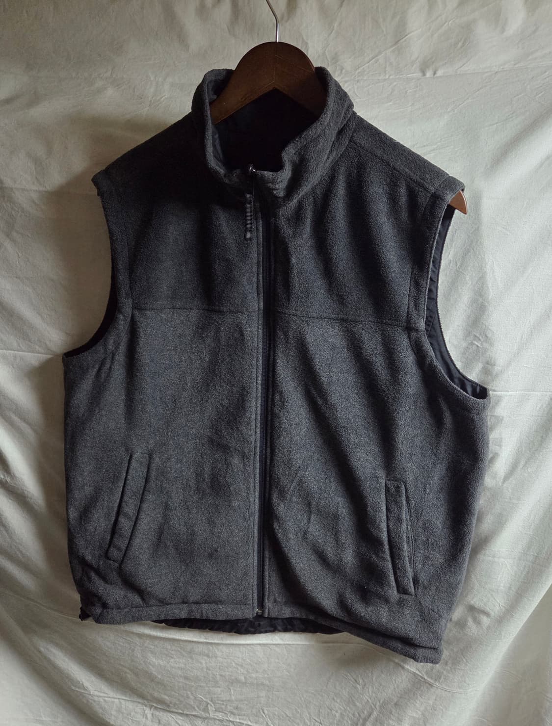 올드 유니클로 리버시블 베스트 블랙 L 상품이미지4