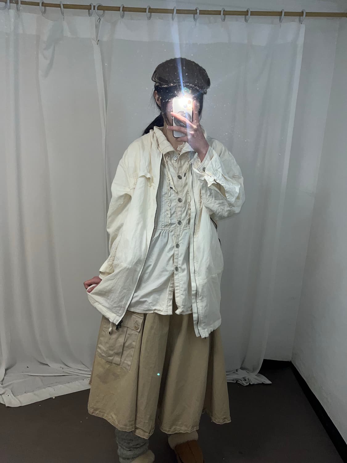 Diesel 아이보리 야상 자켓 상품이미지7