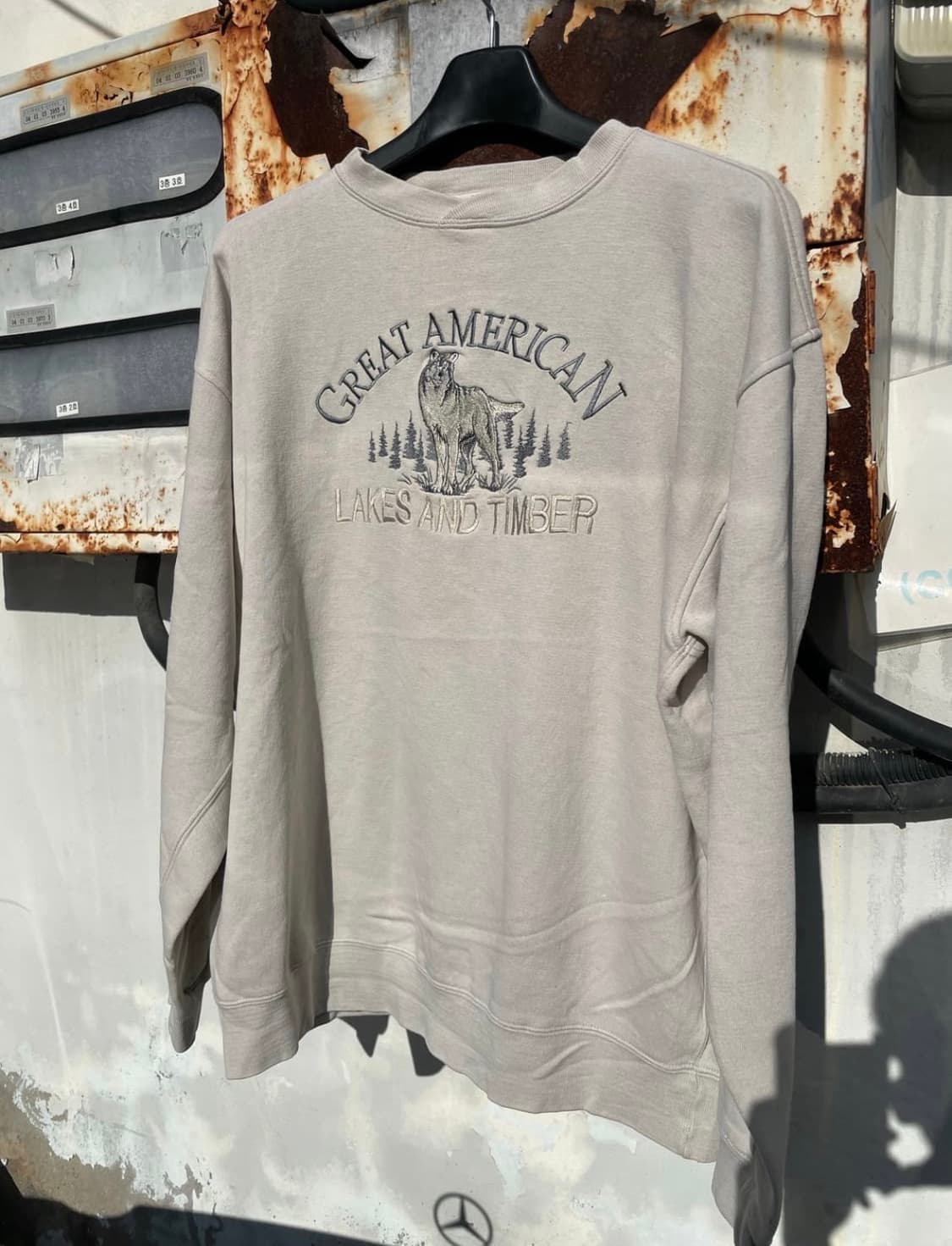 90s wolf sweat shirt  상품이미지4