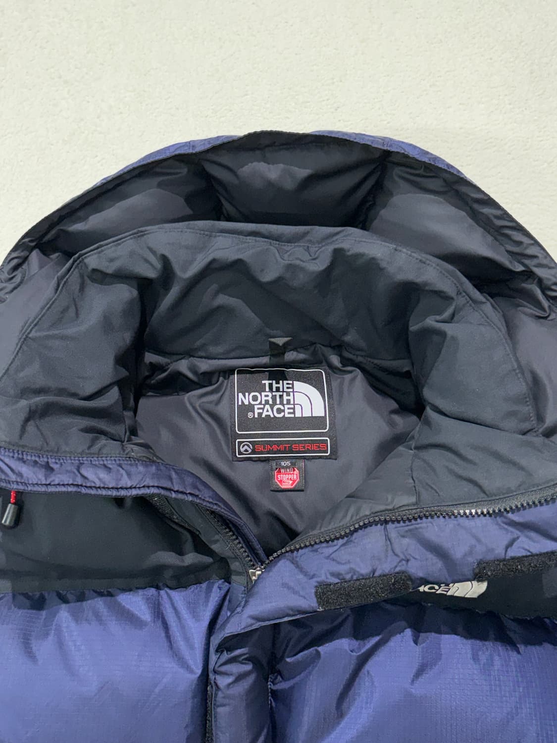 노스페이스 써밋 드라이로프트 눕시 패딩 네이비 105-110 상품이미지2