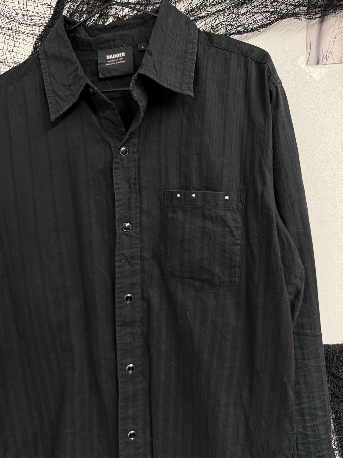 00s punk beads detail shirts 상품이미지7