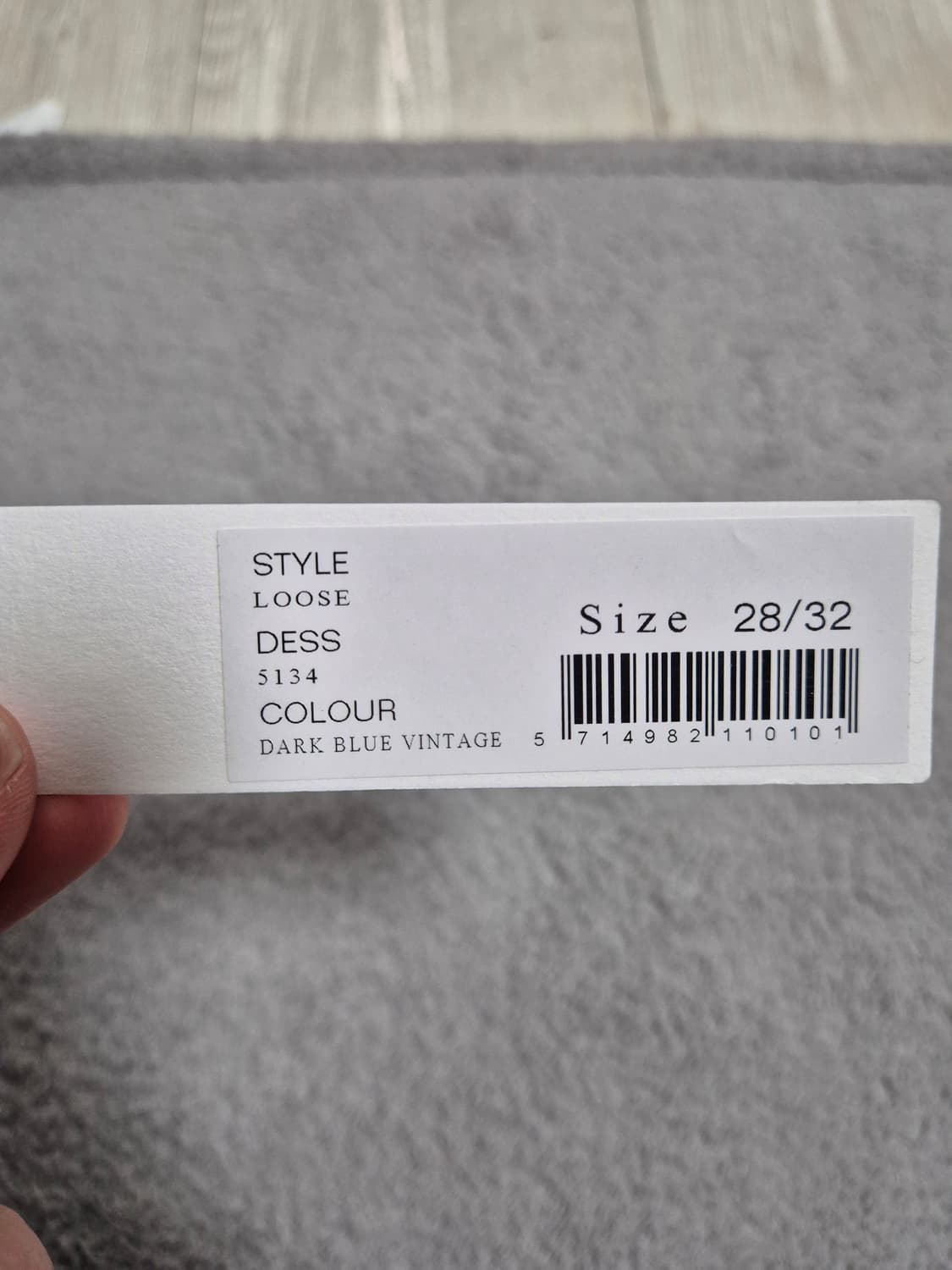 선플라워 루즈 데님 5134 다크 블루 빈티지 28 x 32 상품이미지2