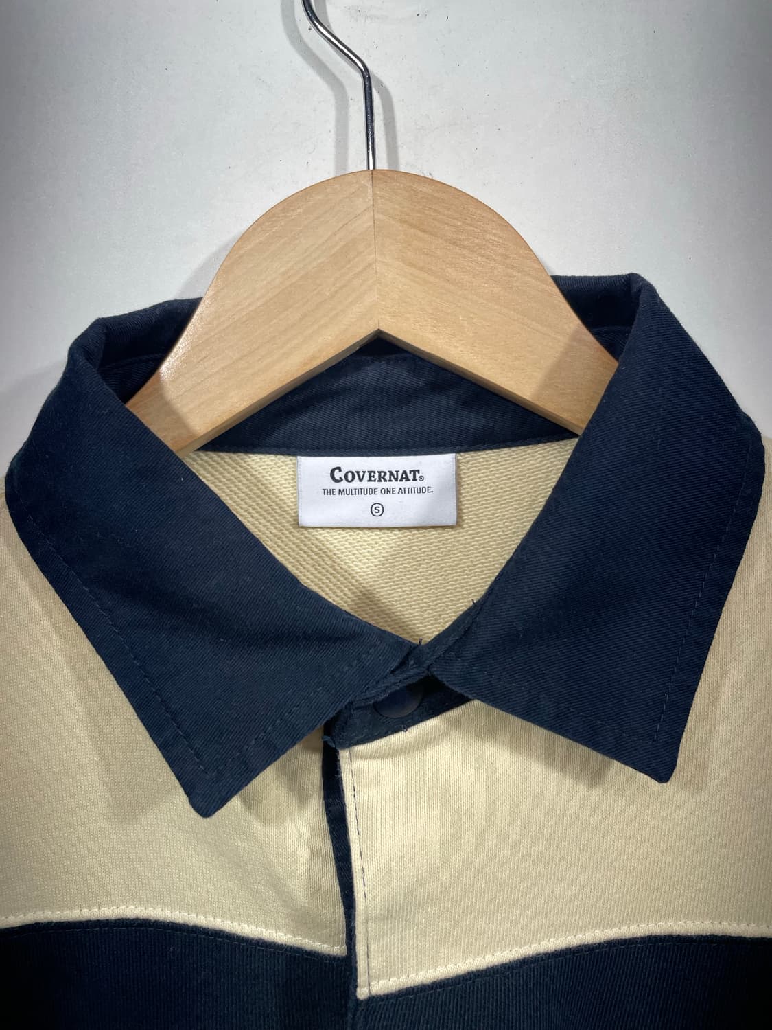 커버낫 스트라이프 럭비티 네이비/아이보리 상품이미지6