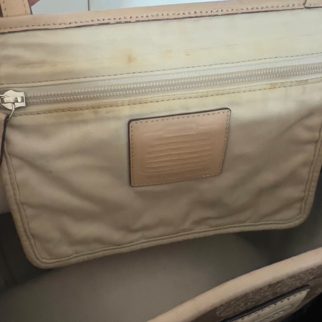 Coach leather tote bag 상품이미지4