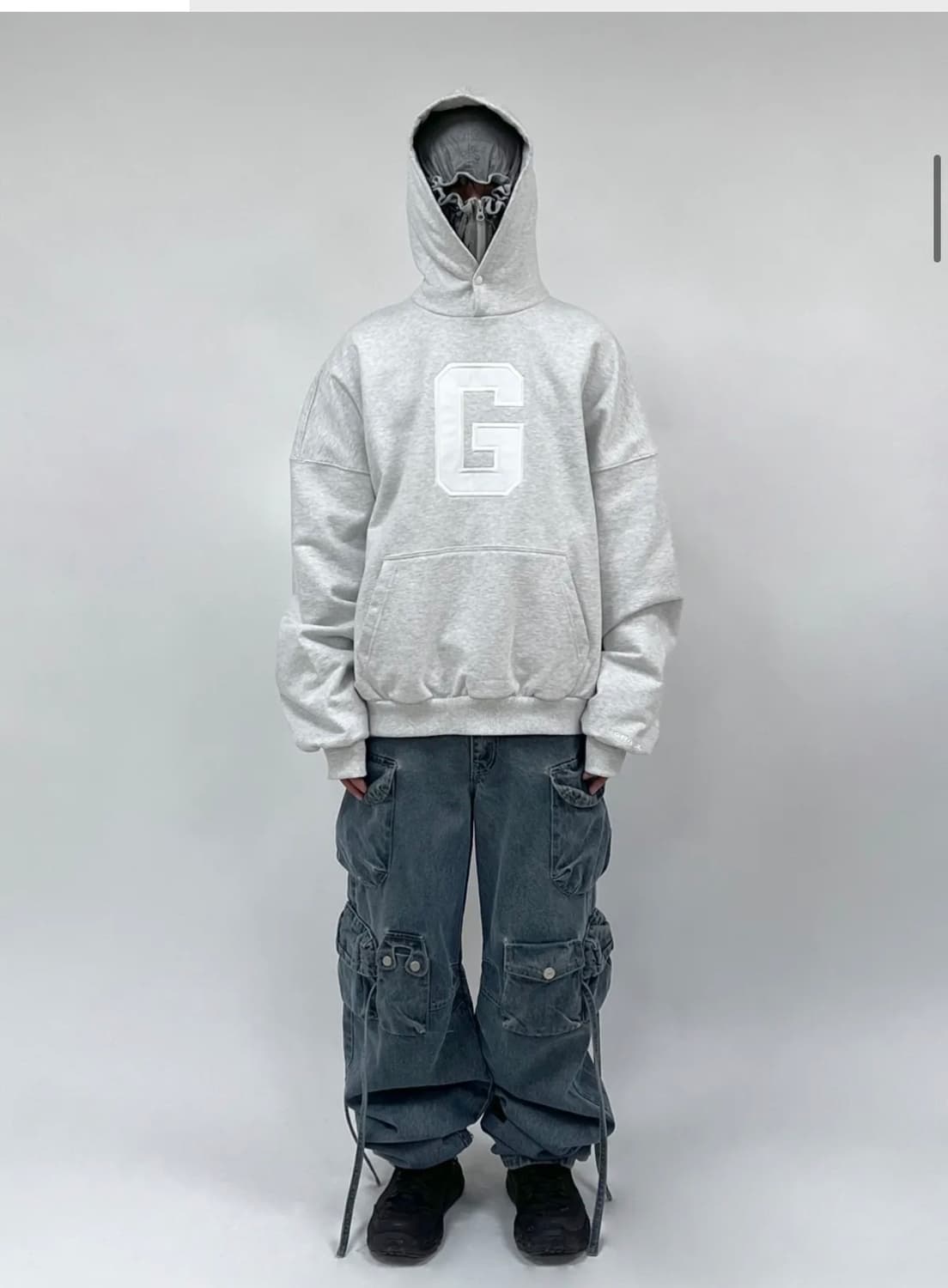 (그레일즈) G LOGO HOODIE [MELANGE GREY] 상품이미지2