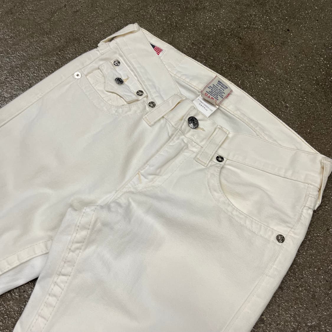 트루릴리젼 스트레이트핏 화이트진 (31“) 상품이미지4