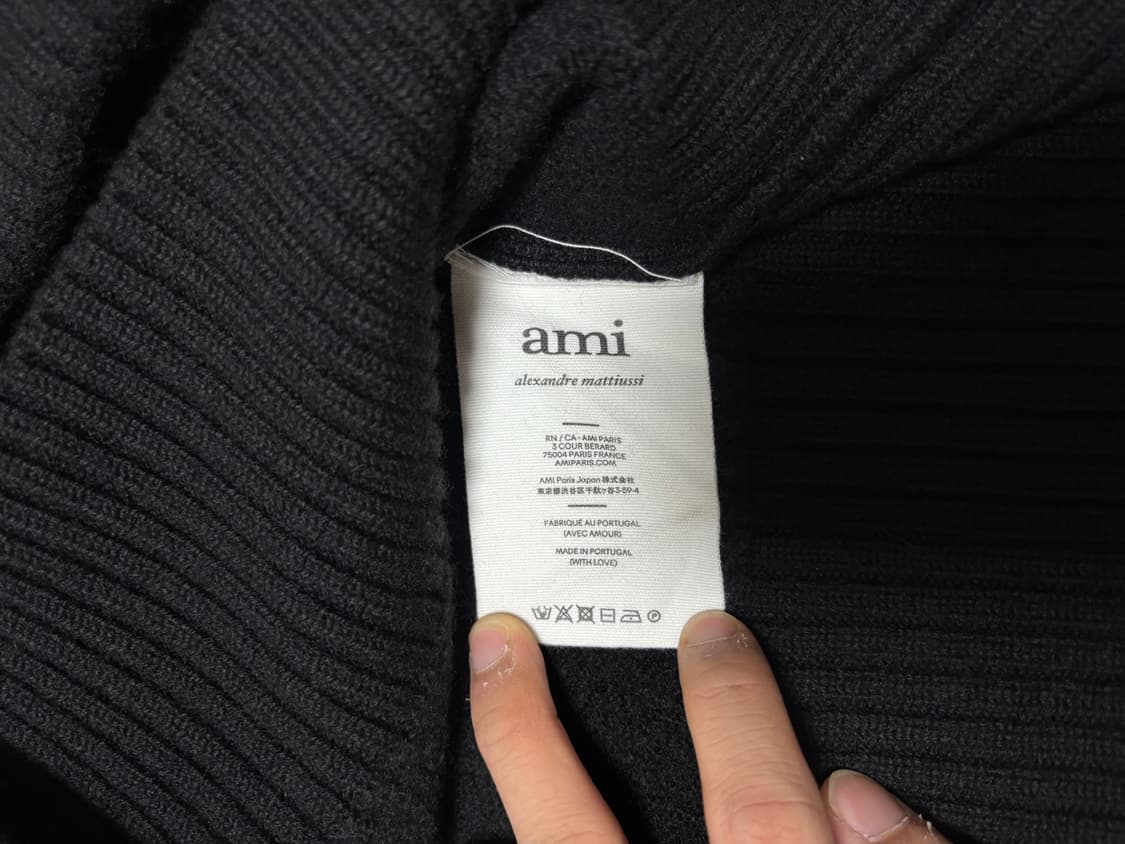 아미 인타르시아 빅하트 로고 니트 [M] 상품이미지4