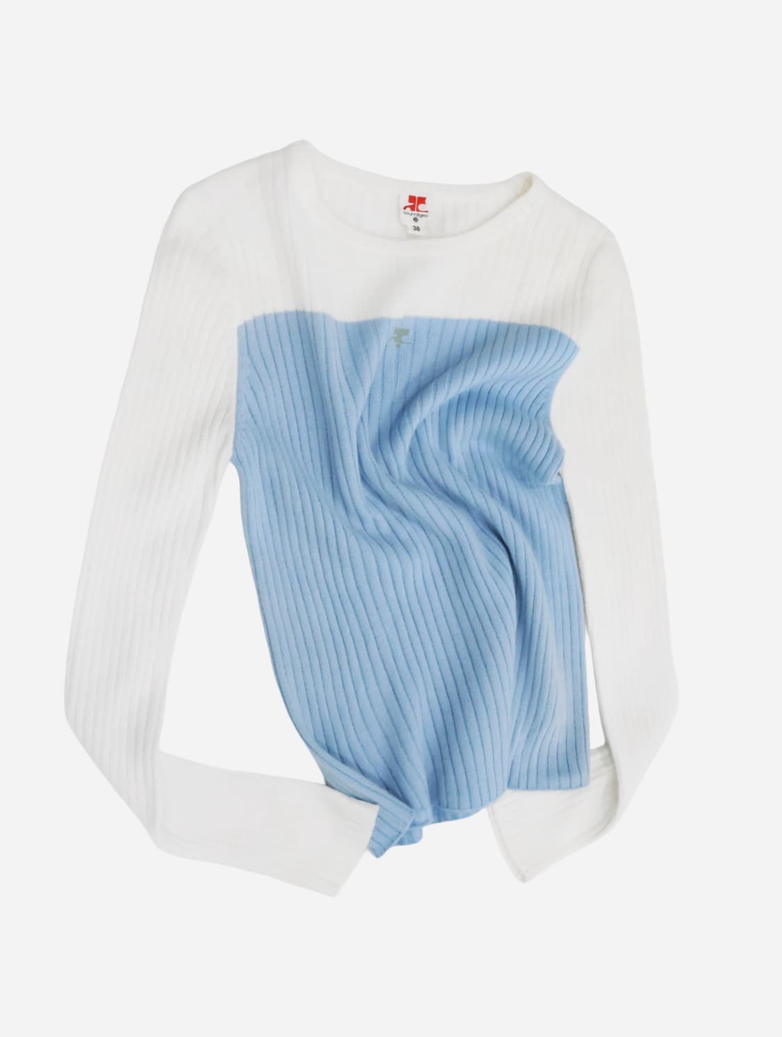 Courrèges Two-Tone Ribbed Knit 상품이미지2