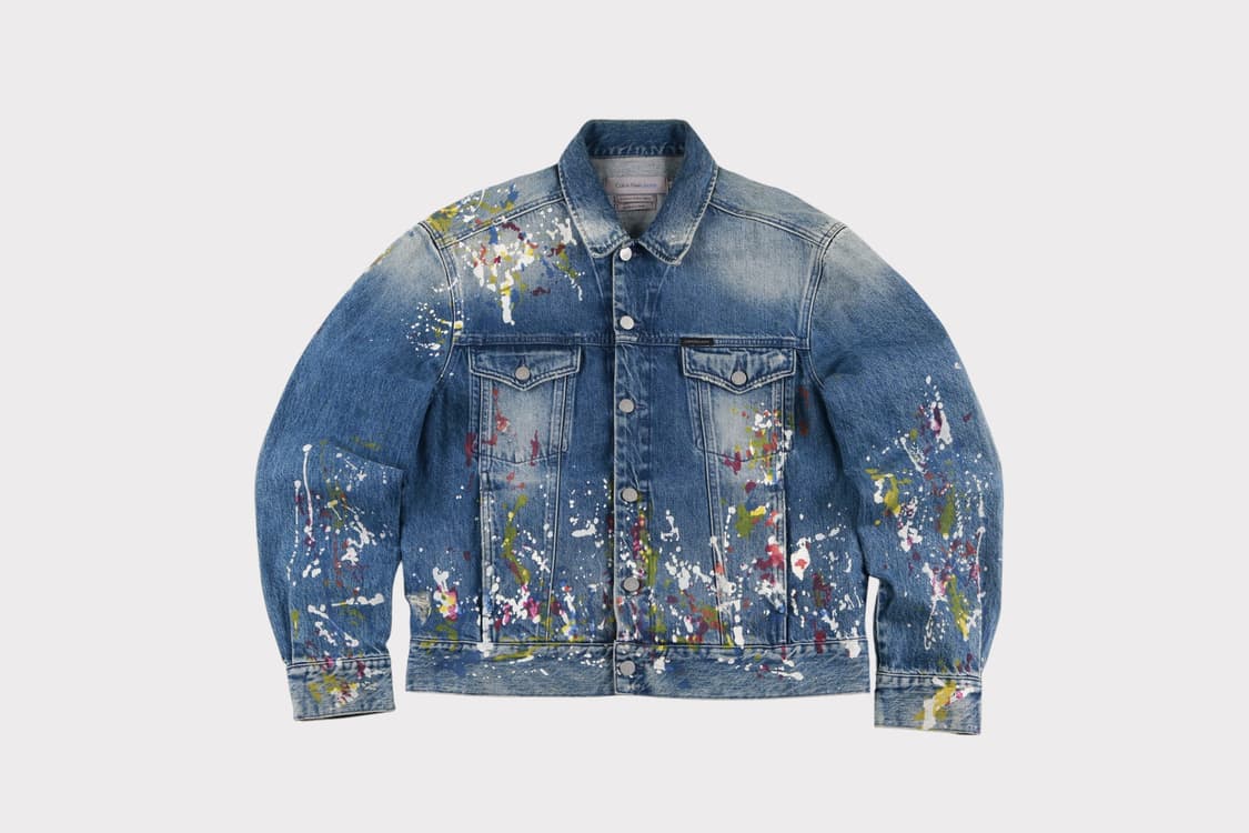 [M] 캘빈클라인 페인팅 트러커 데님자켓 상품이미지1