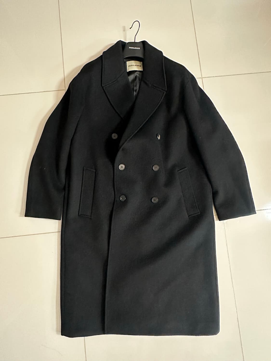 인사일런스 더블 롱 코트 상품이미지2