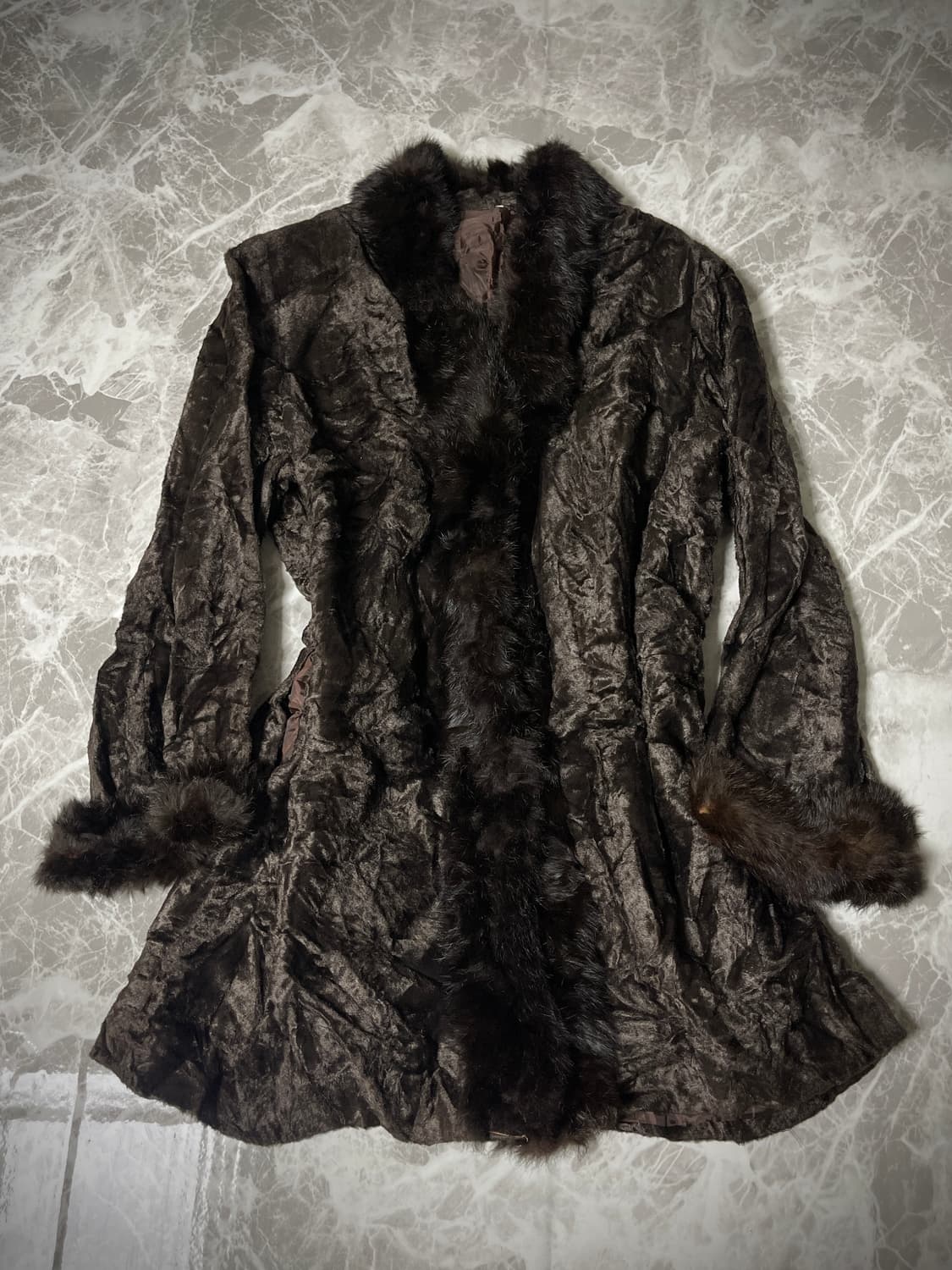 (Japanese vintage)fur velvet jacket 상품이미지1