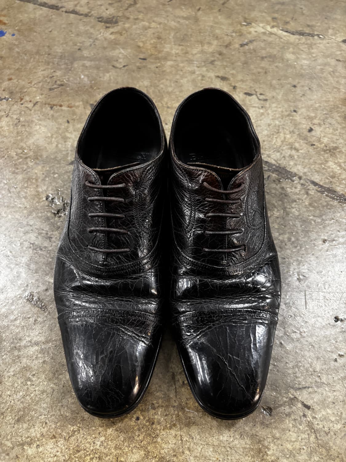 BALLY 악어 패턴 옥스포드 슈즈 260 상품이미지2