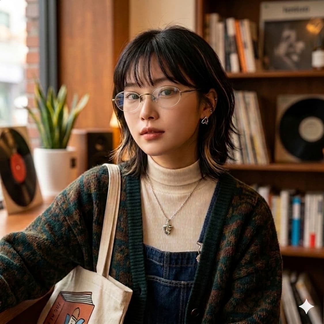 데드스탁 엔틱  오벌안구 반무테 안경테 549 상품이미지1