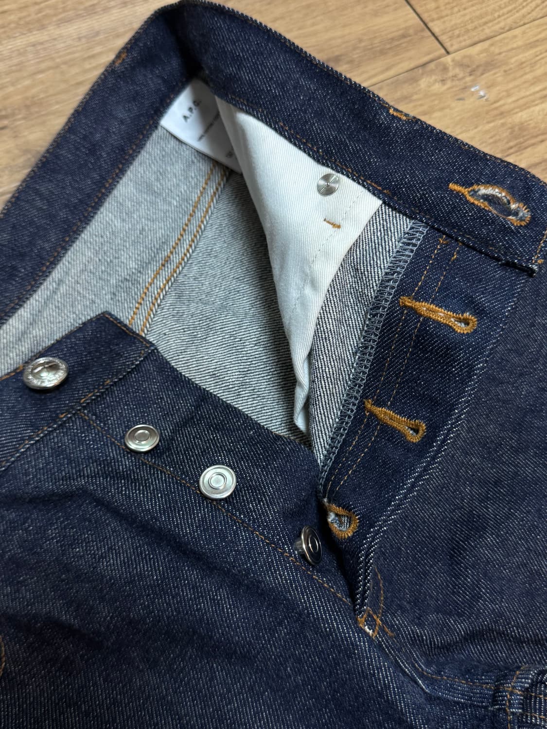 (30)A.P.C 아페쎄 쁘띠 뉴 스탠다드 생지 데님팬츠 상품이미지4
