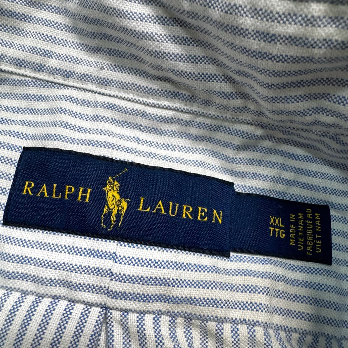 Name : 폴로 랄프로렌 시그니처로고 스트라이프 화이트블루 셔츠 :) 상품이미지3