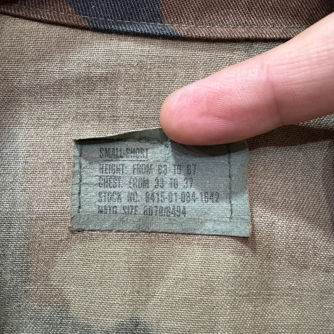 US Army 미군 우드랜드 카모 셔츠 (S) 상품이미지4