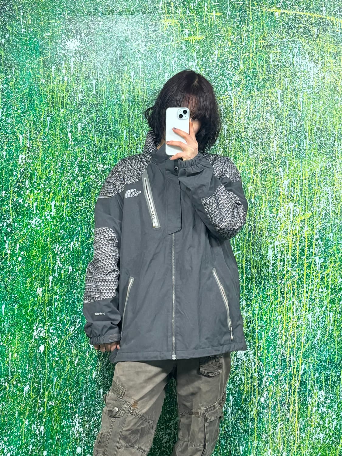 노스페이스 그레이 하이벤트 점퍼 상품이미지2